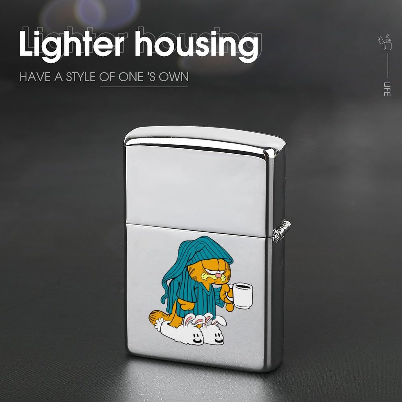 Amazon.co.jp: ジッポライターカバー Zippo兼用ケース ガーフィールド